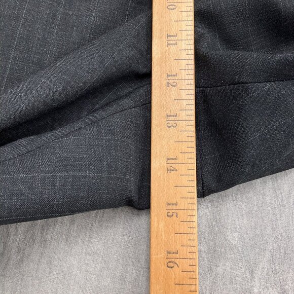Palm Beach Suit Men 44R/36W x 30L Gray Pinstripe Wool Classic Career 2pc  VTG - Picture 16 of 16